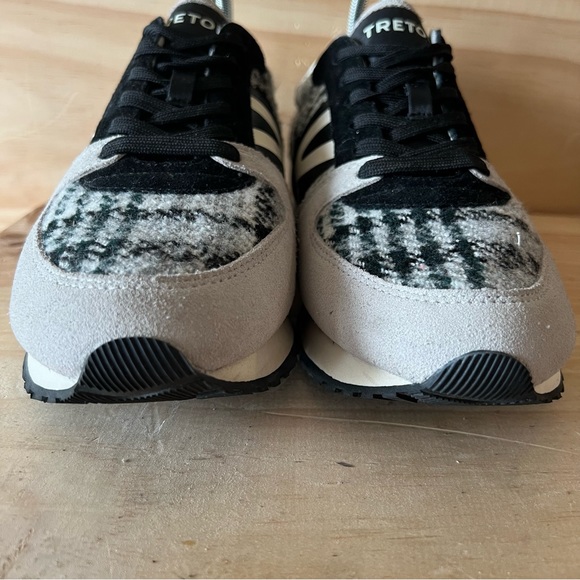 Tretorn Loyola 2 Sneakers in Black and White Tweed size 10.5 - Picture 14 of 15